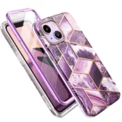 SUPCASE Etui Supcase Cosmo za iPhone 14 Plus - roza marmor