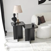 Hanah Home Blues Black Set 2 stocica, Crni