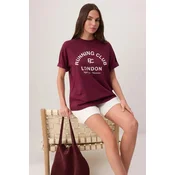 Trendyol Milla Ženska majica TWOSS26TS00228, Bordo