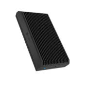Ohišje ICY BOX za M.2 NVMe SSD z USB4® Gen 3x2 (40 Gbps), s kablom USB-C na USB-C in gumijastim pritrdilnim elementom