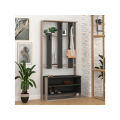 Hanah Home Stalak za hodnik Chester - Svetla Mocha, Anthraci