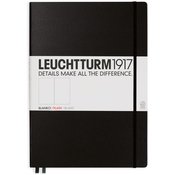 Bilježnica Leuchtturm1917 Master Classic - ?4+, bijele stranice, Black