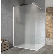 VARIO WHITE Enodelna steklena plošča za prhanje, stenska montaža, mat steklo, 1100 mm - Gelco - VARIO - 36 - Enostranski fiksni zaslon - 2000 - 1100 - 8 - 14