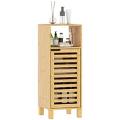 HOMCOM HOMCOM Kopalniška omara bambus 30D x 30Š x 80V cm Naravni les, (5000279387)
