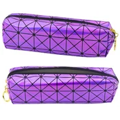 slomart LEAN etui za peresnico/pisalne potrebščine, holografski, vijoličen, 20x6,5 cm