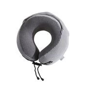 INF Potovalni vzglavnik z U-obliko in kapuco za blokiranje svetlobe - udoben in prenosen DarkGrey, (5000116283)