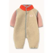 Tinycottons  pajac za dojenčke flis COLOR BLOCK SHERPA ONE-PIECE