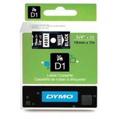 Dymo D1 traka za pisac etiketa 19 mm x 7 m bijela/crna NDY0720830
