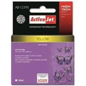 ACJ Activejet AB-123YN Ink (replacement for Brother LC123Y/121Y; Supreme; 10 ml; yellow)