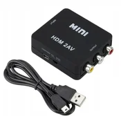HDMI-AV RCA ADAPTER CINCH PRETVORNIK KABEL 1080P