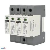 Prekratki-udarnega toka 4P 8kA(10/350) razreda T1+T2 (B+C) SCHELINGER