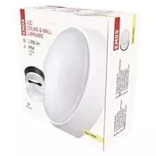 LED svetilo nadometno ZURI, okroglo, 14W, toplo bela