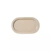 Sagaform krožnik za serviranje iz glaziranega porcelana 34 x 20 x 2,5 cm