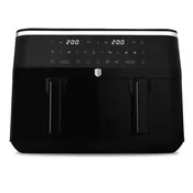 Berlingerhaus Cvrtnik na vroč zrak BH-9883 digitalni dvojni 4,5+4,5 L kolekcija Black Rose