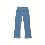 Bershka Kavbojke moder denim