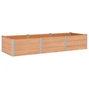 Povišena vrtna gredica Smeda 300 x 100 x 54 cm