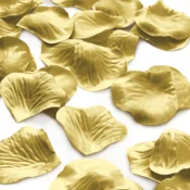 Konfeti zlatih cvetnih listov vrtnic, 500 kos