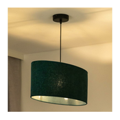 Duolla - Viseci luster na sajli OVAL 1xE27/15W/230V zelena