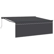 Vidaxl Okvir tende Rumena in Bela 350 x 250 cm Poliester s PU premazom