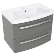 Kupaonski element viseci Concepto+ Aria 70, sivi, s 2 ladice