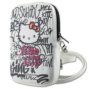 Hello Kitty originalna torba za mobitel HKPBPDGPHE bijela Graffiti Kitty Head
