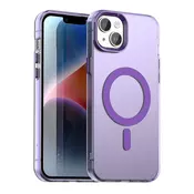Hibridni ovitek Techsuit CandyCase MagSafe za iPhone 14 - purple