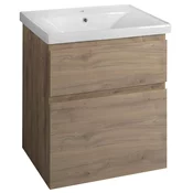 ALTAIR Vanity Unit 61,5x72,5x45cm, hrast emporio - Rjava - 61,5x72,5x44,7 cm - Aqualine - ALTAIR - 24 - MDF/laminat - 615 - 725 - 447 - 14