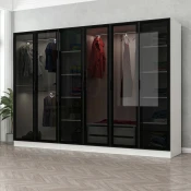Hanah home Ormar Kale 270x190x52cm Belo-Crni