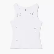 Cropp - Majica s aplikacija - white