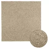 Tepih ZIZUR 120 x 120 cm s izgledom jute unutarnji i vanjski