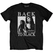 Amy Winehouse Majica Back to Black Unisex Black S