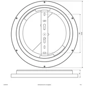 EVN ALR LED plošča bela 15W O30cm 4.000K - Študija/pisarna - Sodobni - Plastika