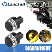 Turn Signals Motorcycle LED Handle Blinker for 22mm Handlebar Signal Light Flashing Handle Bar Motorcycle Accessories