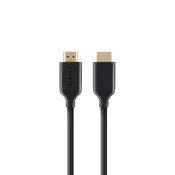 Belkin HDMI HighSpeed 3D kabel z ethernetom,4K, pozlačen - 2 m