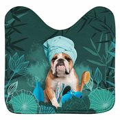 Zelena kupaonska prostirka za WC 45x45 cm Doggy zen – douceur dintérieur