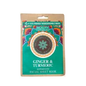 Beauty Formulas Ginger&Turmeric Sheet Maska za lice, 1 komad