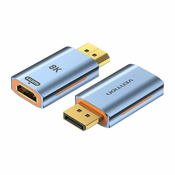 Adapter Vention adapter HDMI ženski - DisplayPort muški HFMH0 8K (plavi)