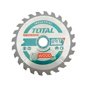 TOTAL Žagini list, 140 mm, 24T, industrijski, 140 × 20 mm, 24T