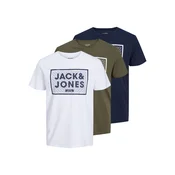 JACK & JONES Majica HARRISON, modra, zelena, bela