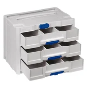 Sortainer T-LOC SYS-SORT IV/3, s predali, (G x Š x V): 296 x 396 x 315 mm | TANOS - Tanos