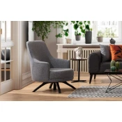 Atelier del Sofa Fotelja Kapri 87x102x72cm Svetlosiva