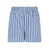 Womens striped shorts white/blue