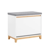 SoBuy SoBuy klop za čevlje z omaro bela lesena 120 cm, (5000009242)