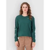 Mons Royale Yonder Merino Organic Cotton Base Layer Top dark pine