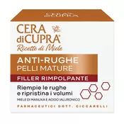 Cera di cupra Crema Viso Rimpolpante - Antirughe Pelli Mature 50 ml