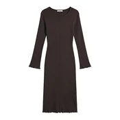 VERO MODA Pletena obleka VMFLORENCE rjava