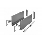 AXISPRO 600mm predal antracit - Izjemno visok H199