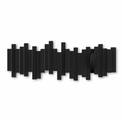 Crna plasticna zidna vješalica Sticks - Umbra