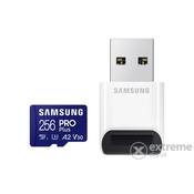 Samsung MicroSD kartica - 256GB MB-MD256SB/WW (PRO PLUS citac kartice, R180/W130, adapter, 256GB)