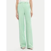 Maryley Hlače iz tkanine 25EB537/M26/43SP Zelena Regular Fit